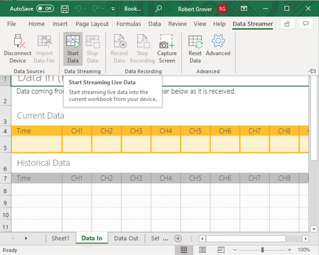 Microsoft data streamer for excel что это