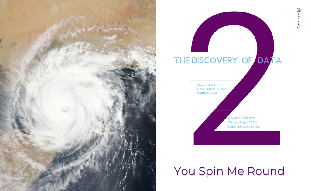 Tornado title slide for You Spin Me Round.