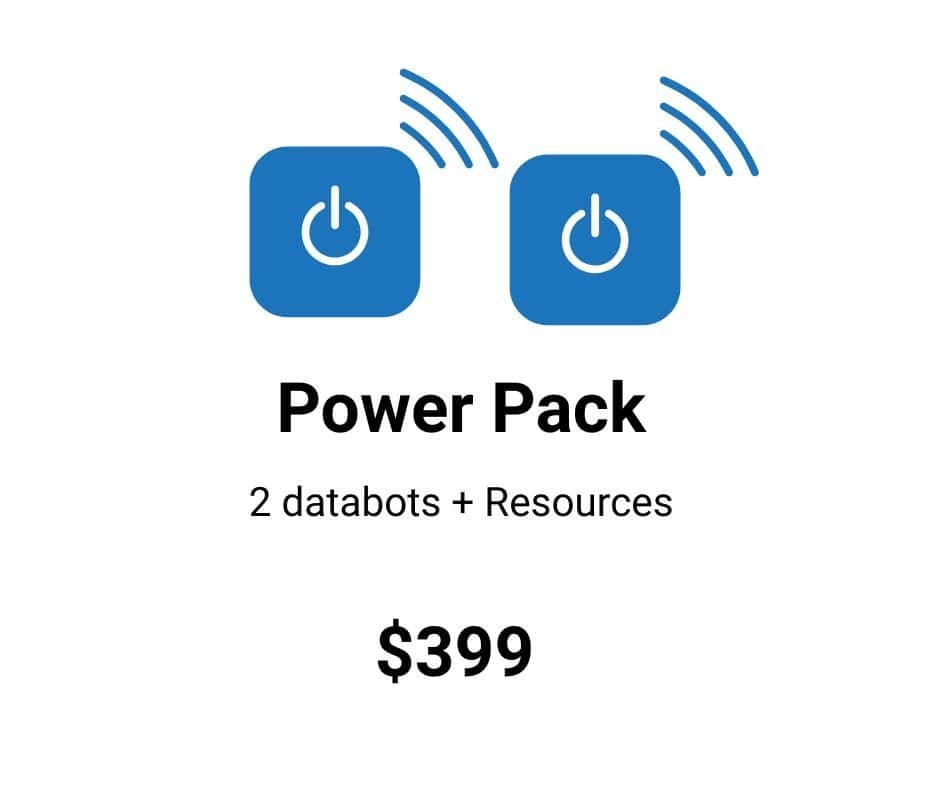 Icon representing a dual sensor bundle called Power Pack for $399