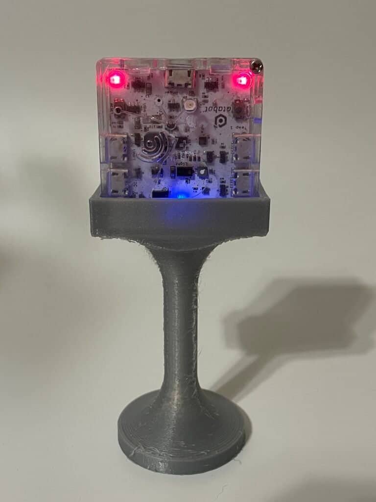 databot in the holder