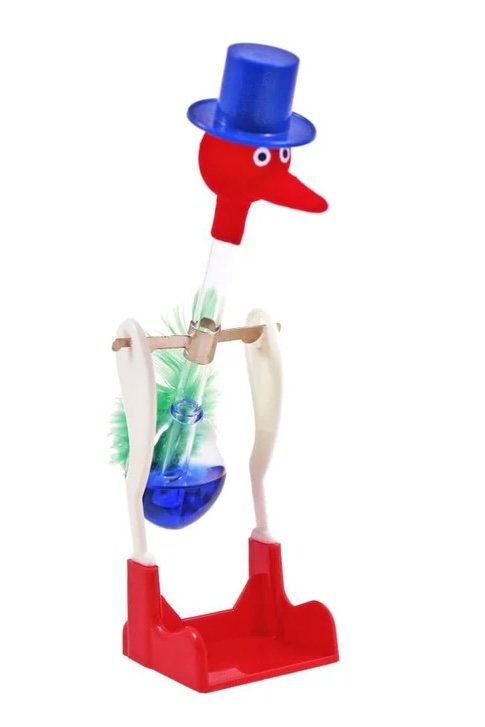 Drinking bird toy