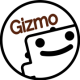 Gizmo logo - a smiling robot face